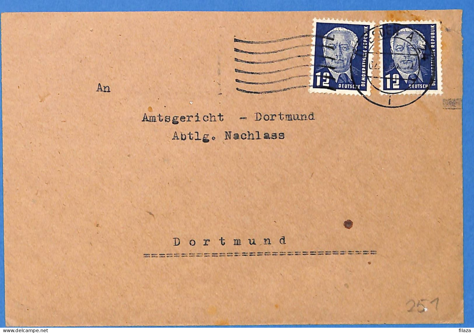 Allemagne DDR 1953 Lettre De Dresden (G23247) - Covers & Documents