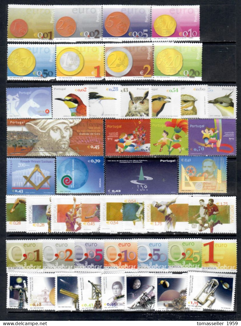 Portugal-2002- Year Set. 15 Issues-(stamps,s/s,booklets)-MNH** - Ganze Jahrgänge