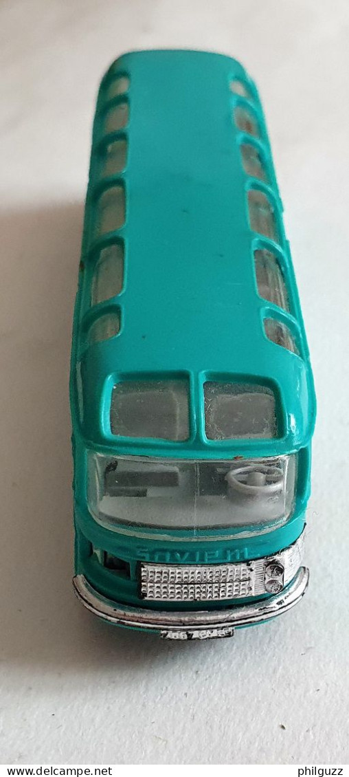 VOITURE - AUTOCAR CAR AUTOBUS SAVIEM Vert SC1 MICRO NOREV 528 1/86 - Massstab 1:87