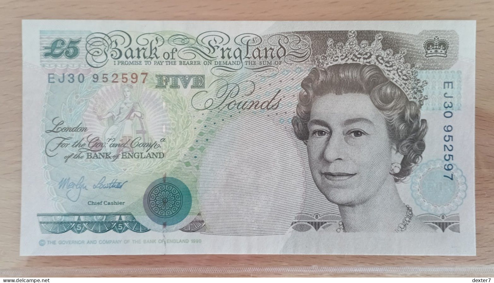 United Kingdom UK GB 5 Pound 1998-2003 Lowther Stephenson Pounds UNC - 5 Pounds