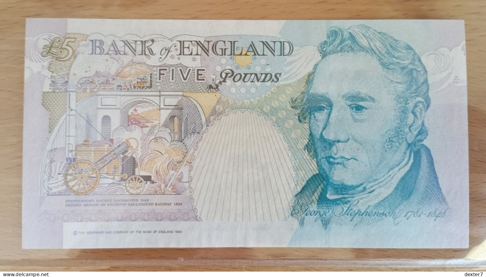 United Kingdom UK GB 5 Pound 1998-2003 Lowther Stephenson Pounds UNC - 5 Pounds