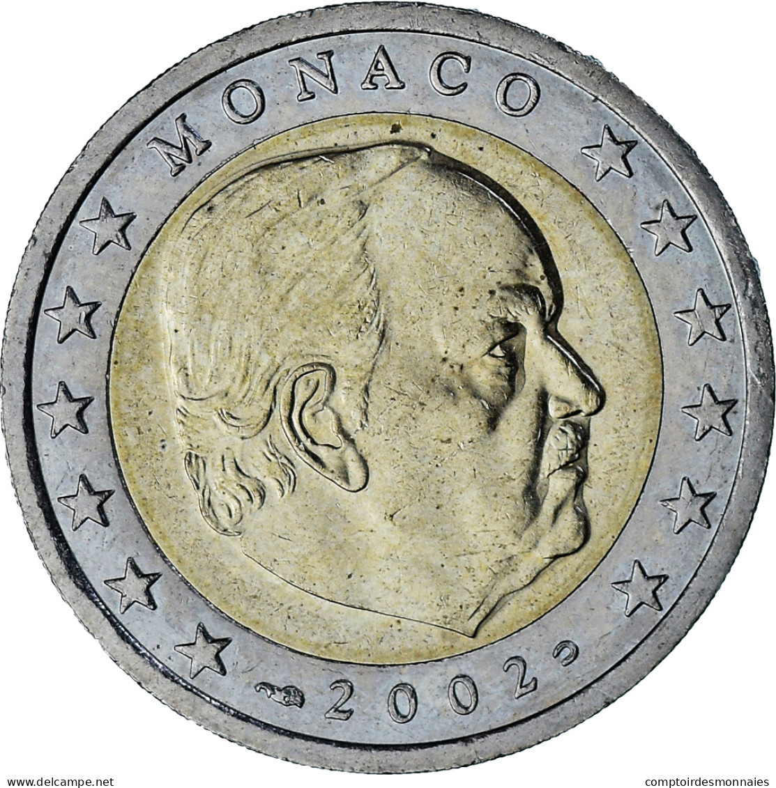 Monaco, Rainier III, 2 Euro, 2002, Paris, SUP, Bimétallique, Gadoury:MC179 - Monaco