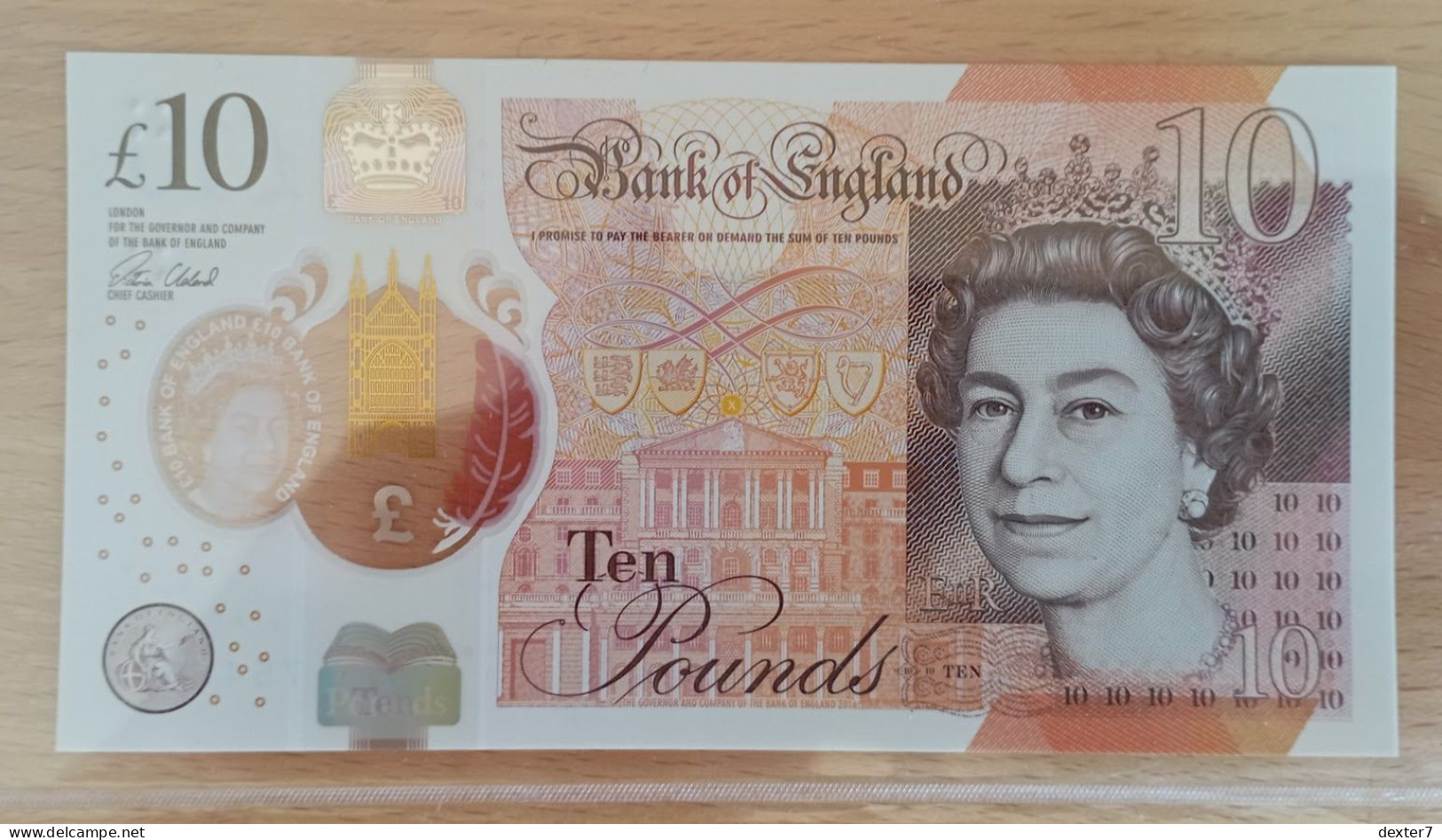 United Kingdom UK GB 5 Pound 2016 UNC Cleland Austen Pounds Polymer - 5 Pounds