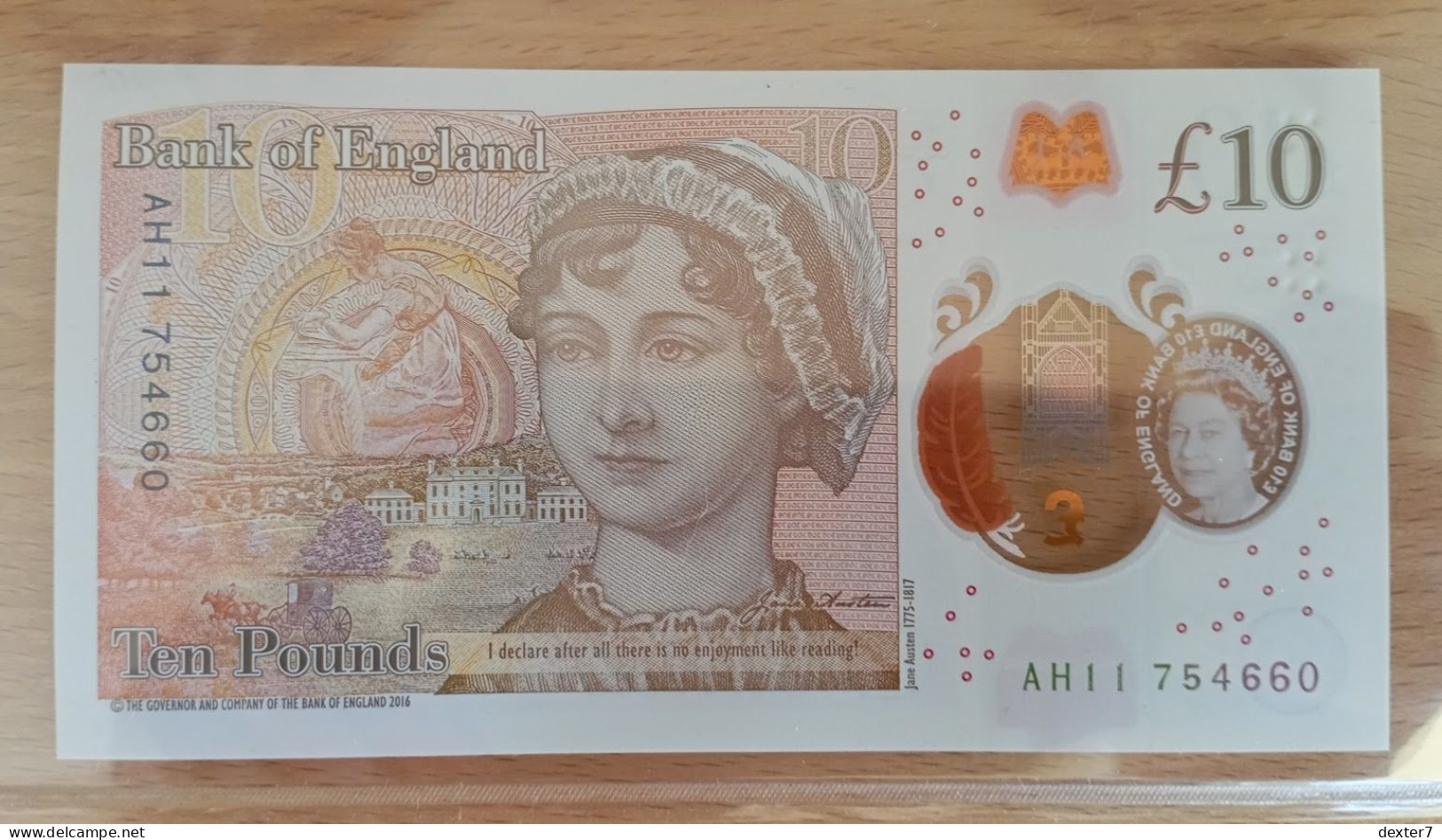 United Kingdom UK GB 5 Pound 2016 UNC Cleland Austen Pounds Polymer - 5 Pounds