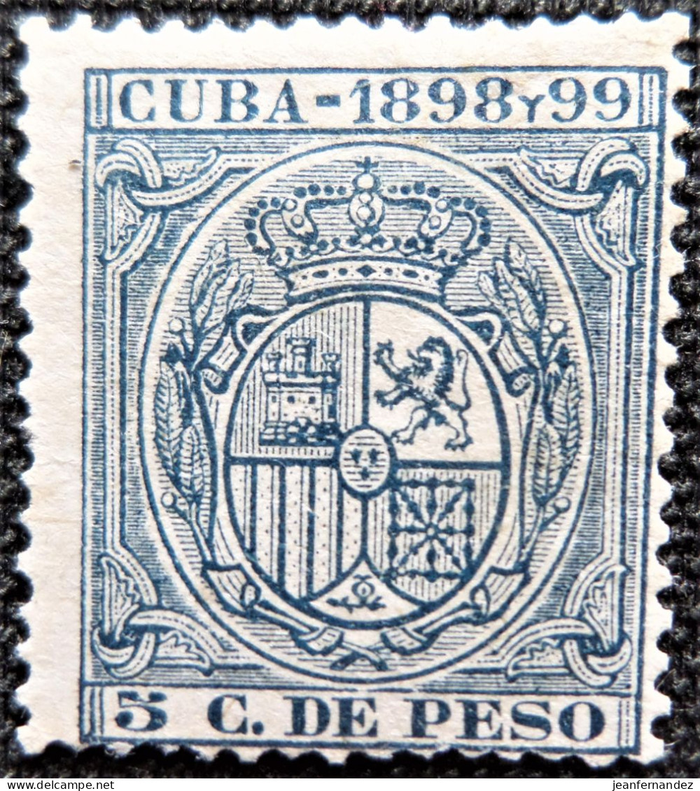 Espagne > Colonies Et Dépendances > Cuba Fiscal 1898-99 - Cuba (1874-1898)