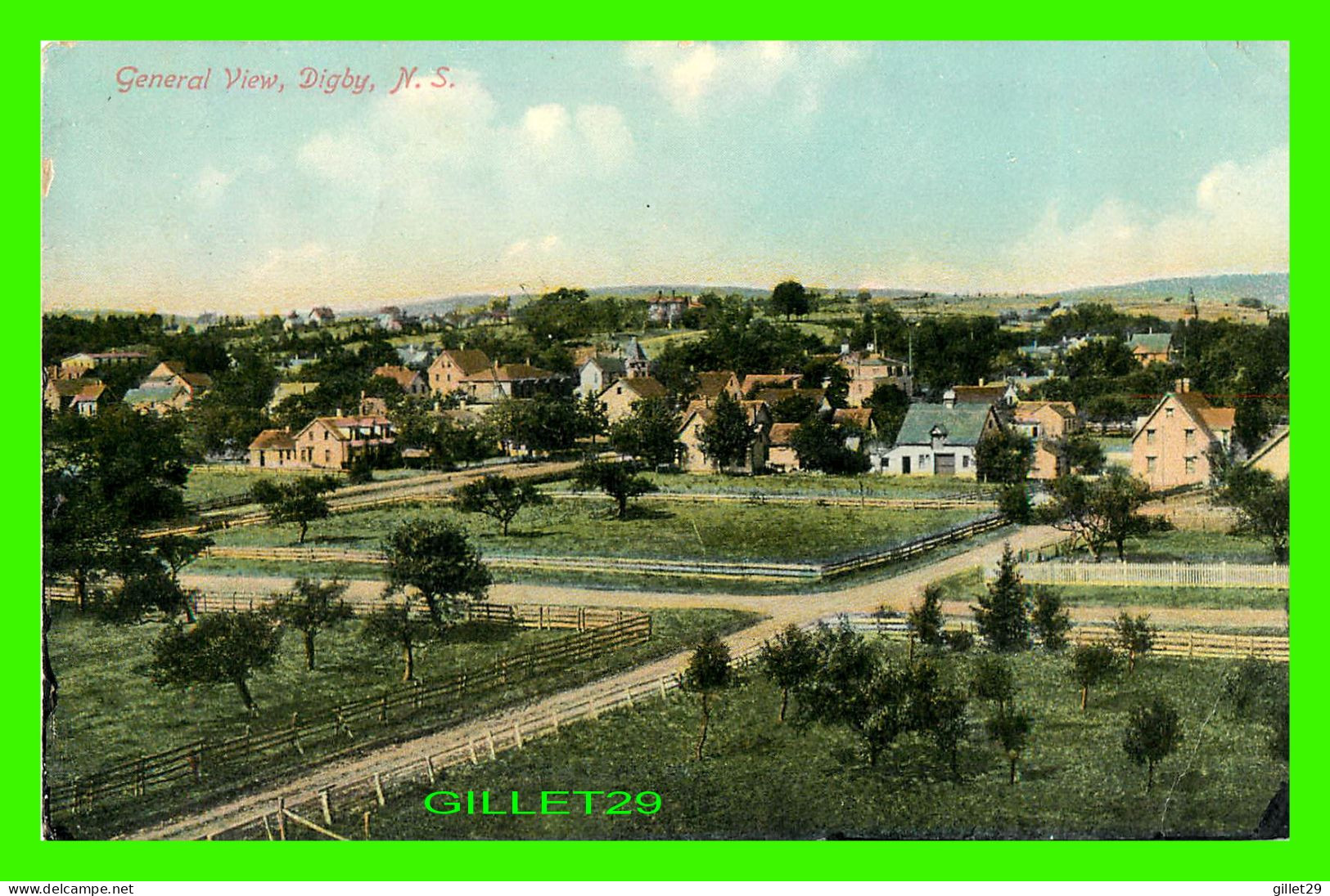DIGBY, NOVA SCOTIA - GENERAL VIEW - TRAVEL IN 1913 -  ILLUSTRATED POST CARD CO - - Sonstige & Ohne Zuordnung