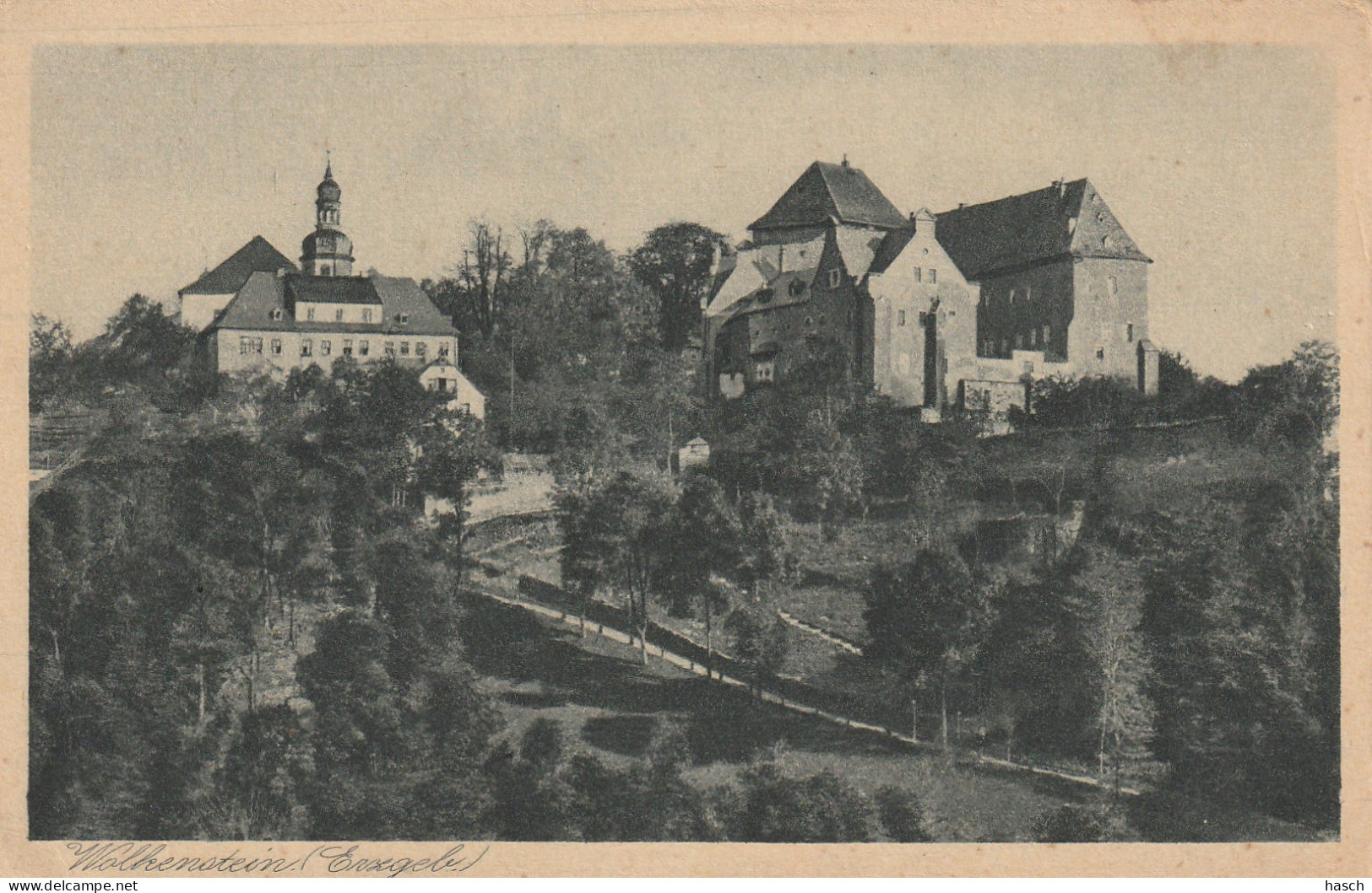 4912A 260 Wolkenstein Erzgeb. Kirche Und Schloss - Wolkenstein