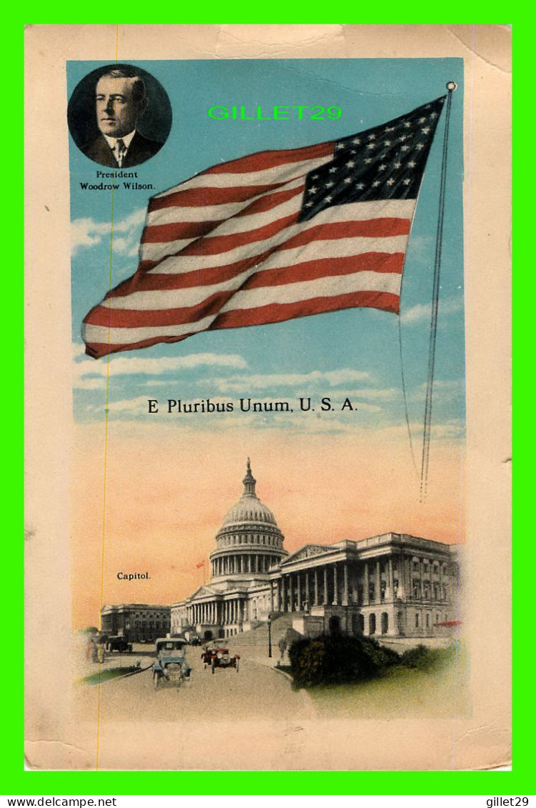 PROVIDENCE, RI - THE EASTERN LAND TRUST INSURANE - E PLURIBUS UNUM, U.S.A. - PRESIDENT WOODROW WILSON - - Providence