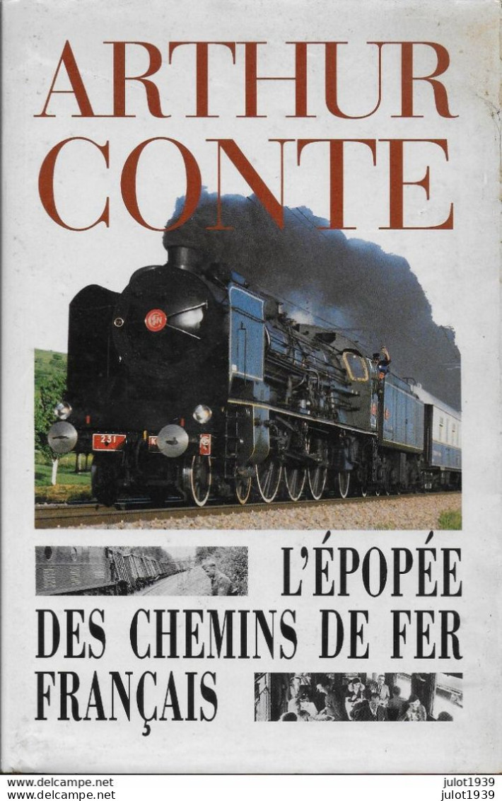 TRAINS ....L' EPOPEE Des CHEMINS De FER FRANCAIS ..-- Etat Neuf . 414 Pages . - Autres & Non Classés