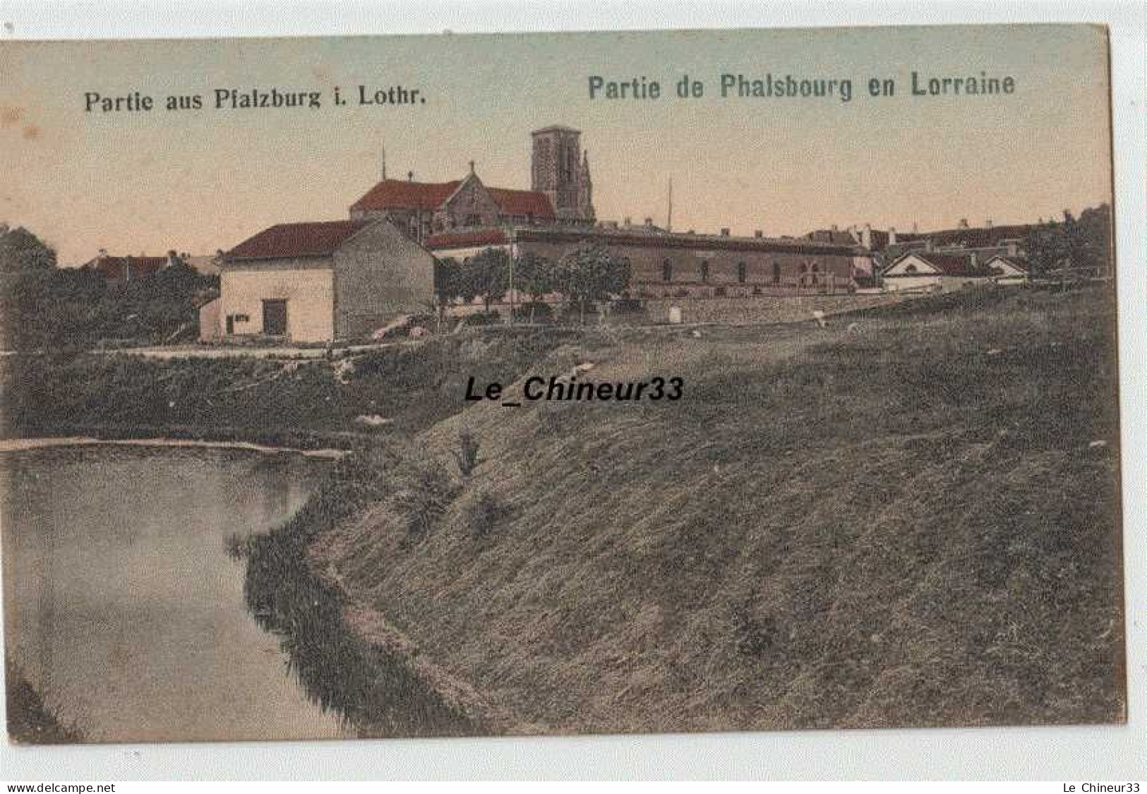 57 - PHALSBOURG---Une Partie En Lorraine   -Partie Aus Ptalzburg   L Lothr---colorisée - Phalsbourg