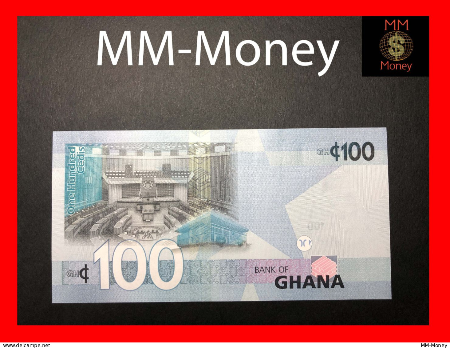 GHANA  100 Cedis   4.3.2022   P.  50    UNC - Ghana