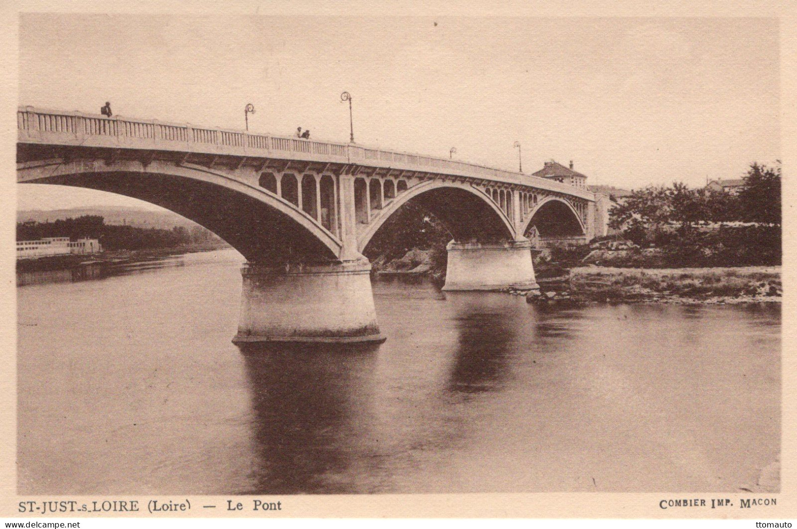 St-Just-sur-Loire  -  Le Pont  - CPA - Saint Just Saint Rambert