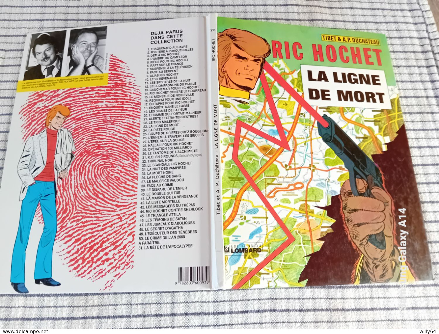 RIC HOCHET   " La Ligne De Mort"  1984  T23  TBE - Ric Hochet