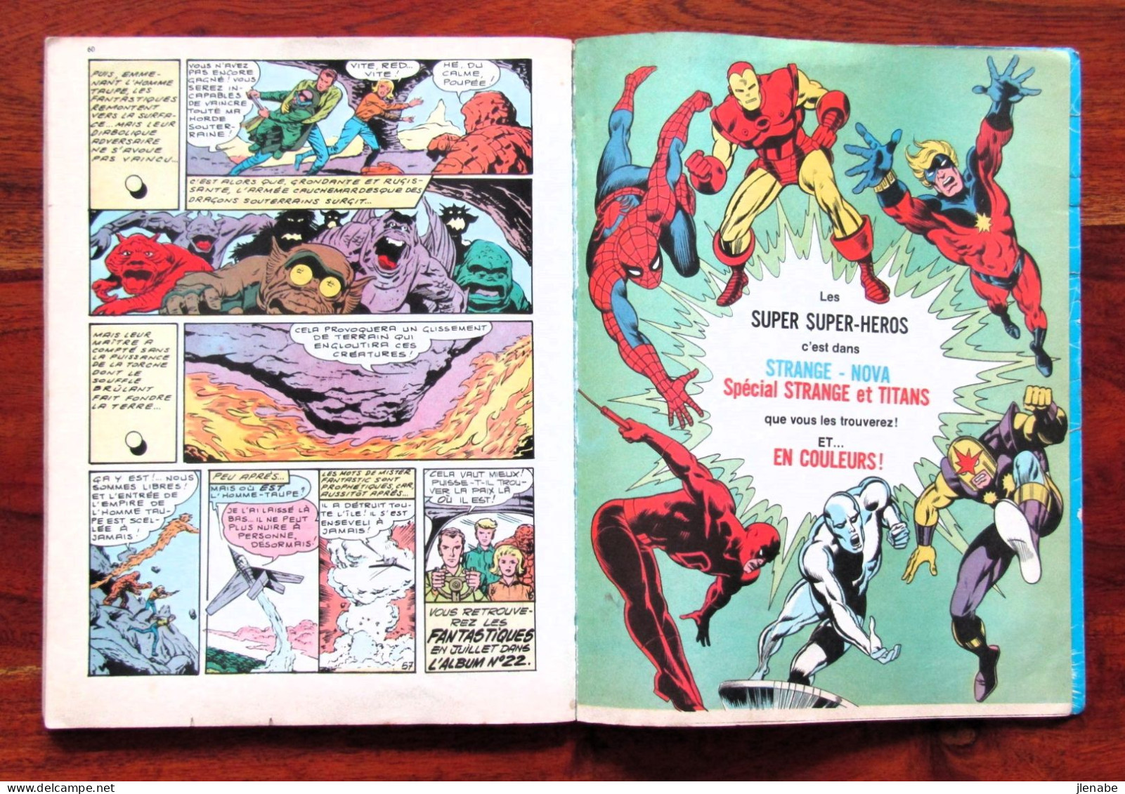 Retour Des FantastIques ( Le ) Le Retour Du Prince Des Mers Par Stan Lee Et Kirby 1980 - Fantastic 7