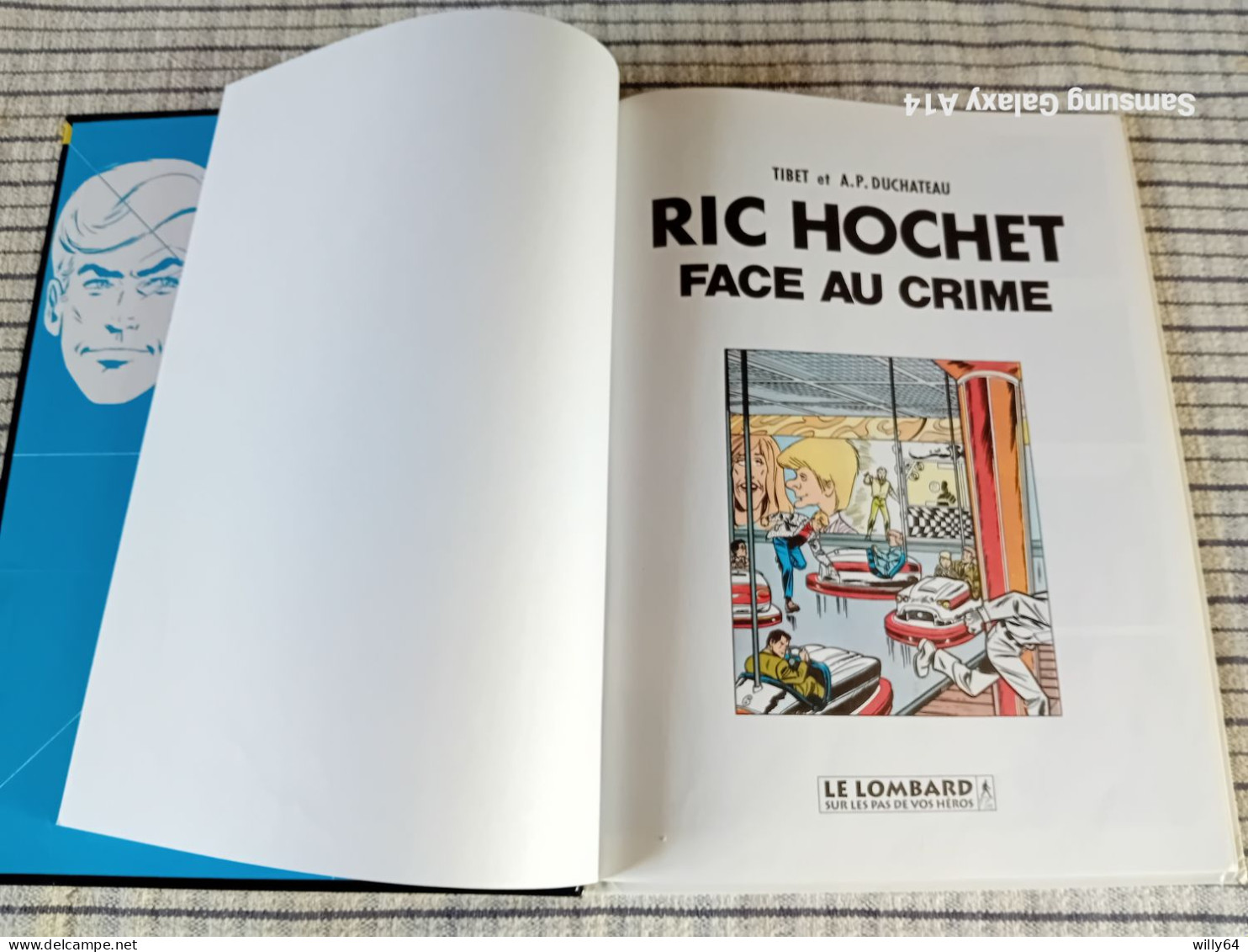 RIC HOCHET   " Face Au Crime "   LE LOMBARD  1994  T38  TBE - Ric Hochet