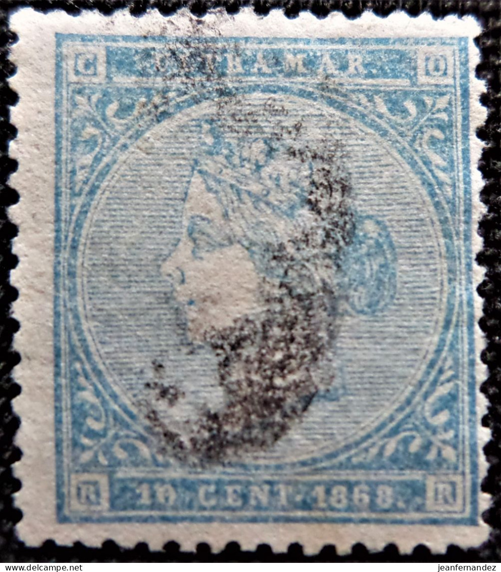 Antilles Espagnole 1868 Reine Isabella II  Edifil N° 13 - Antillen