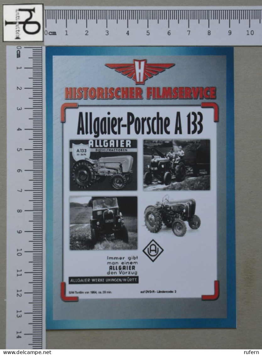 POSTCARD  - ALLGAIER - TRACTOR - 2 SCANS  - (Nº56621) - Tractors