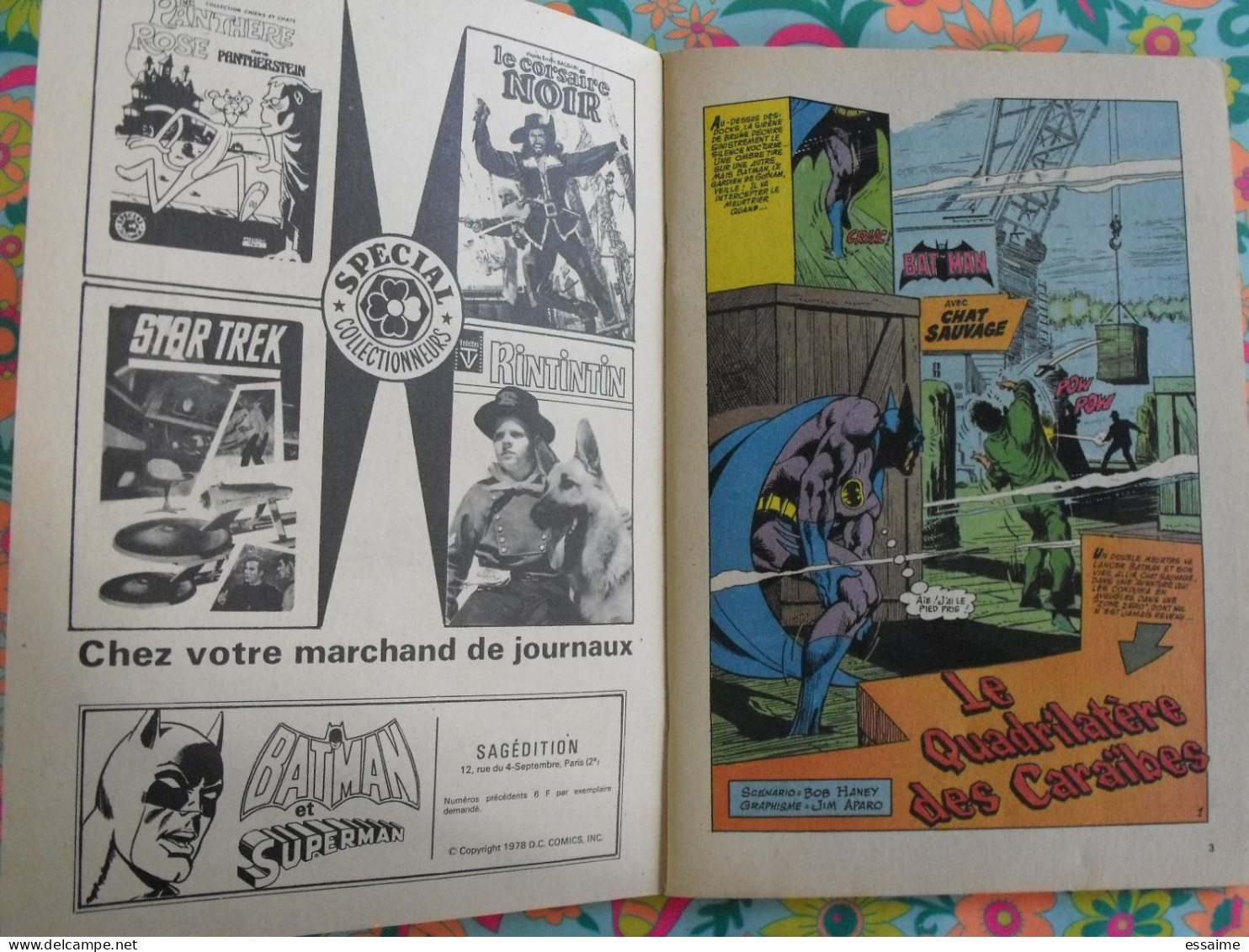 Batman Et Superman Géant N° 9 De 1978 - Other & Unclassified