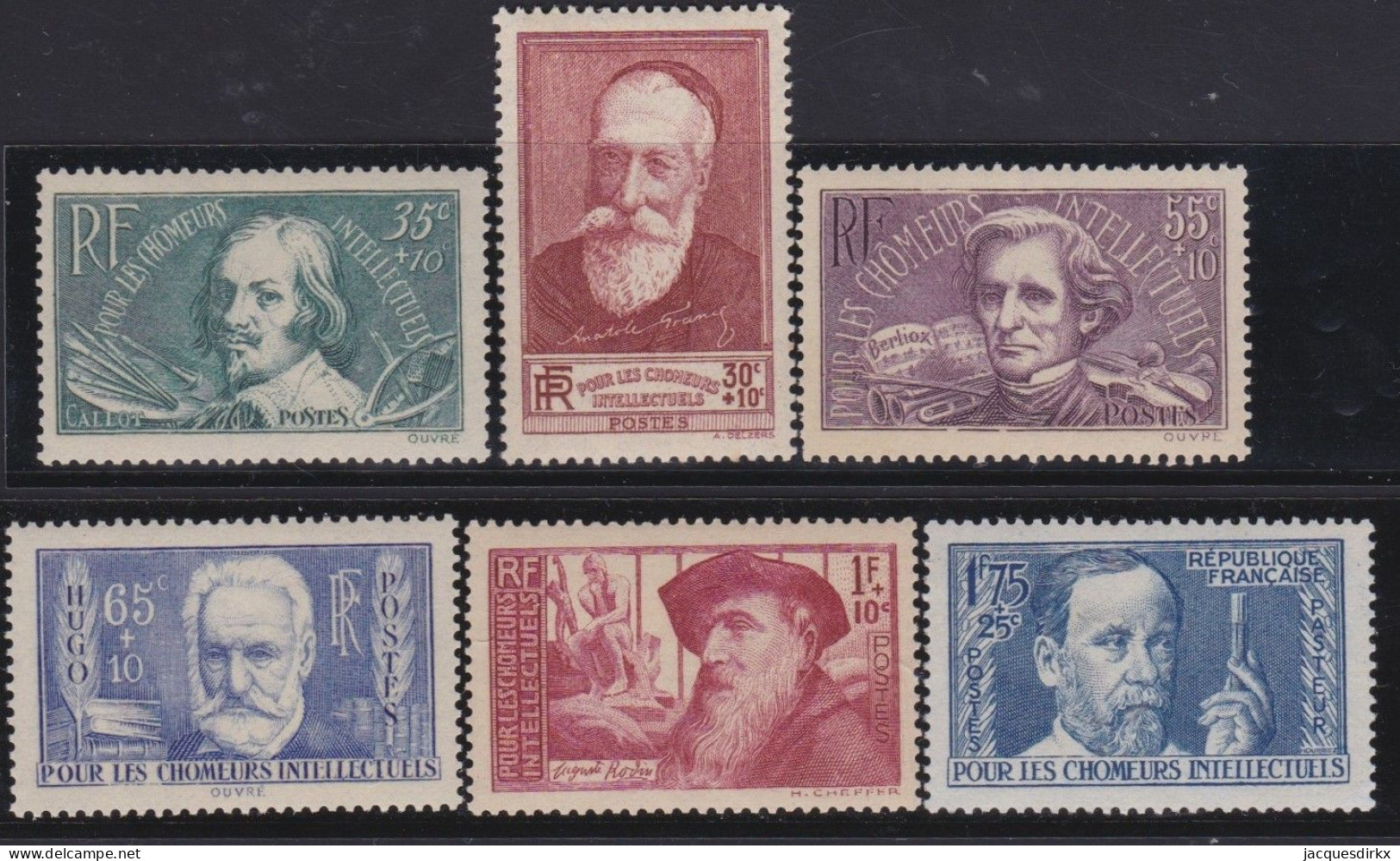 France  .  Y&T   .     380/385     .   **    .    Neuf Avec Gomme D'origine Et SANS Charnière - Unused Stamps