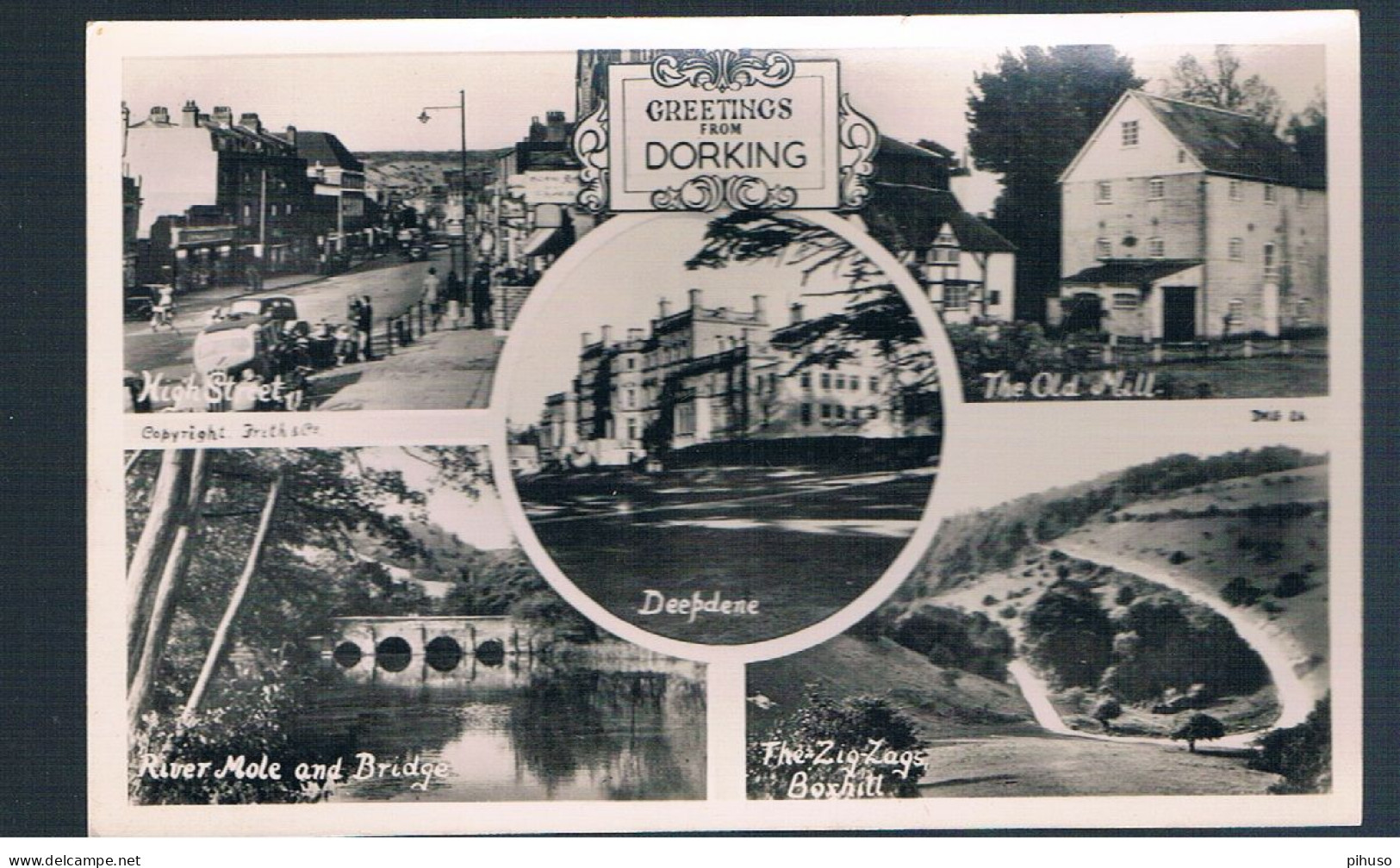 UK-3929  DORKING : Greetings From - Surrey