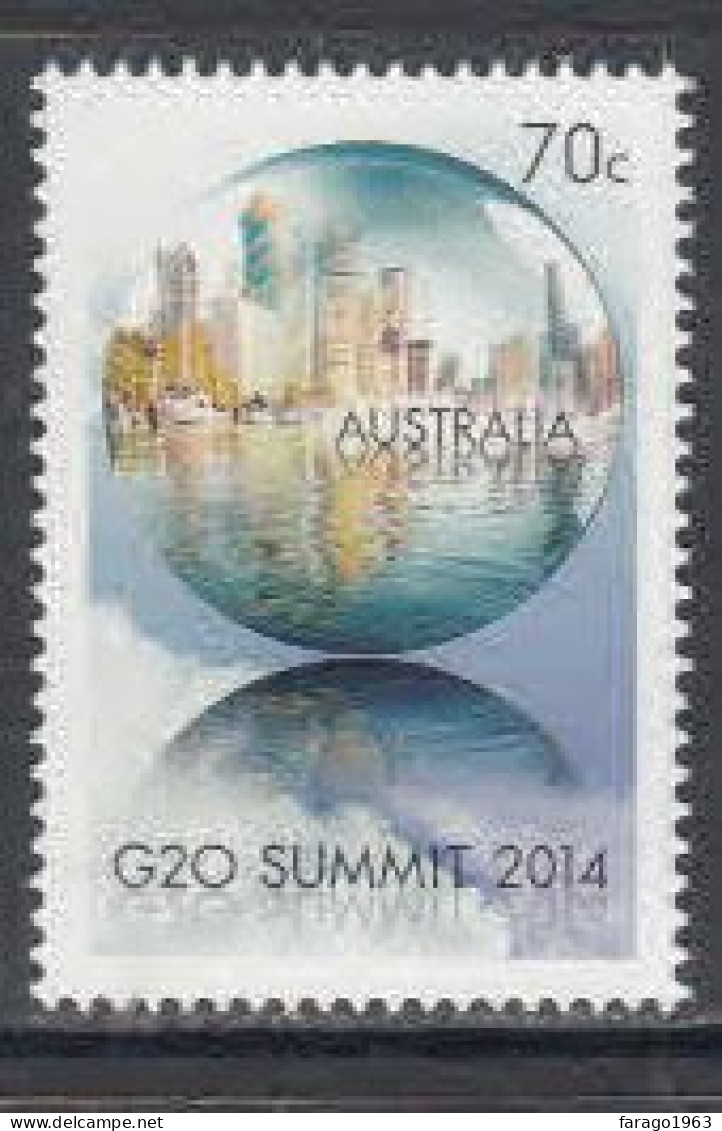 2014 Australia G20 Summit  Complete  Set Of 1 MNH - Mint Stamps