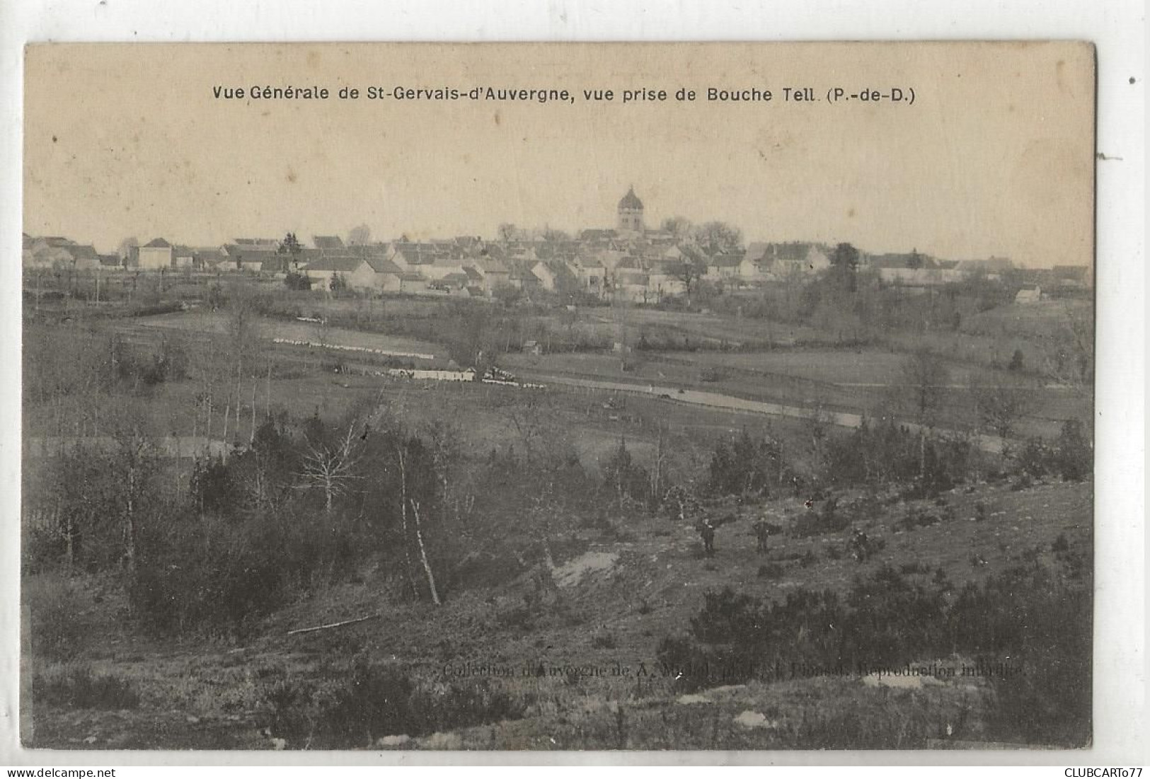 Saint-Gervais-d'Auvergne (63) : Vue Générale En 1910 PF - Saint Gervais D'Auvergne