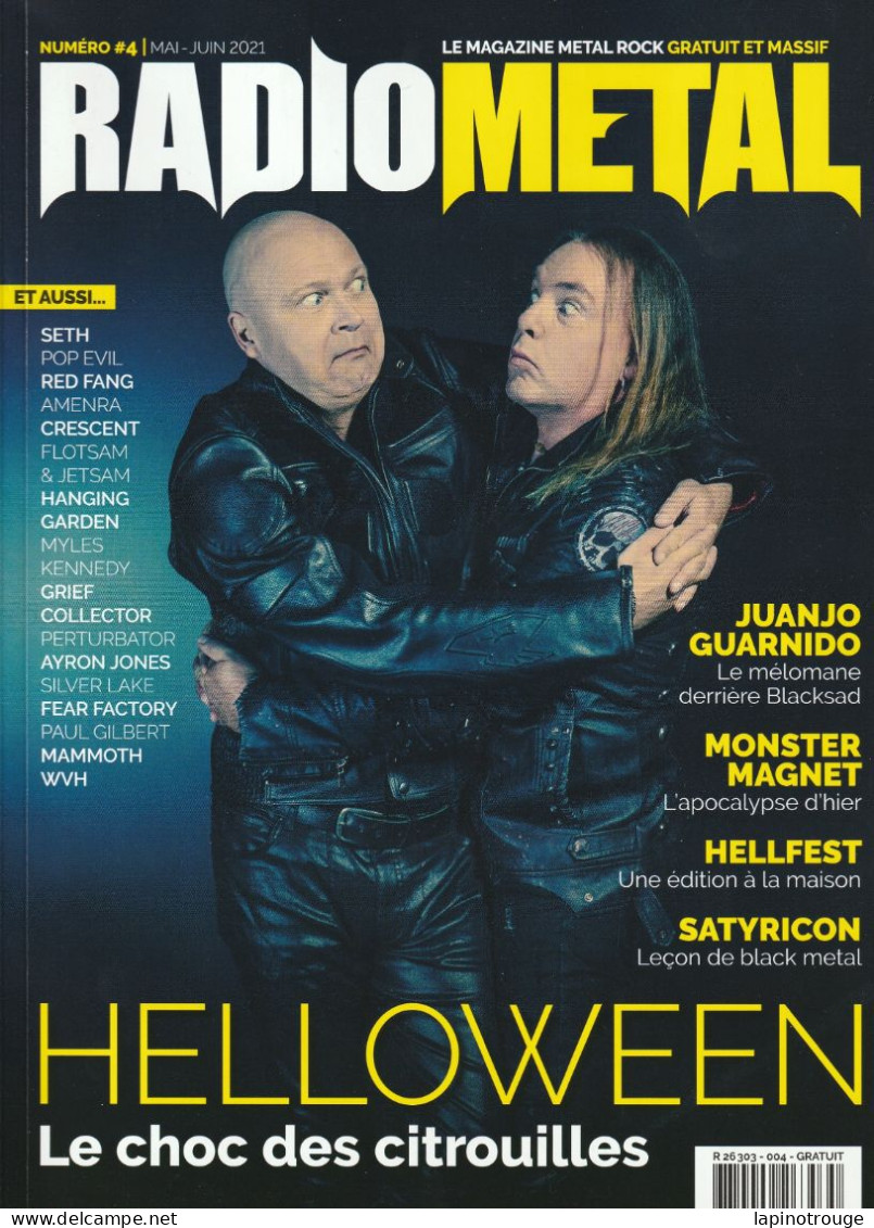 Magazine Radiométal GUARNIDO Juanjo 2021 (Blacksad Freak Kitchen Monster Magnet Hellfest - Rintintin