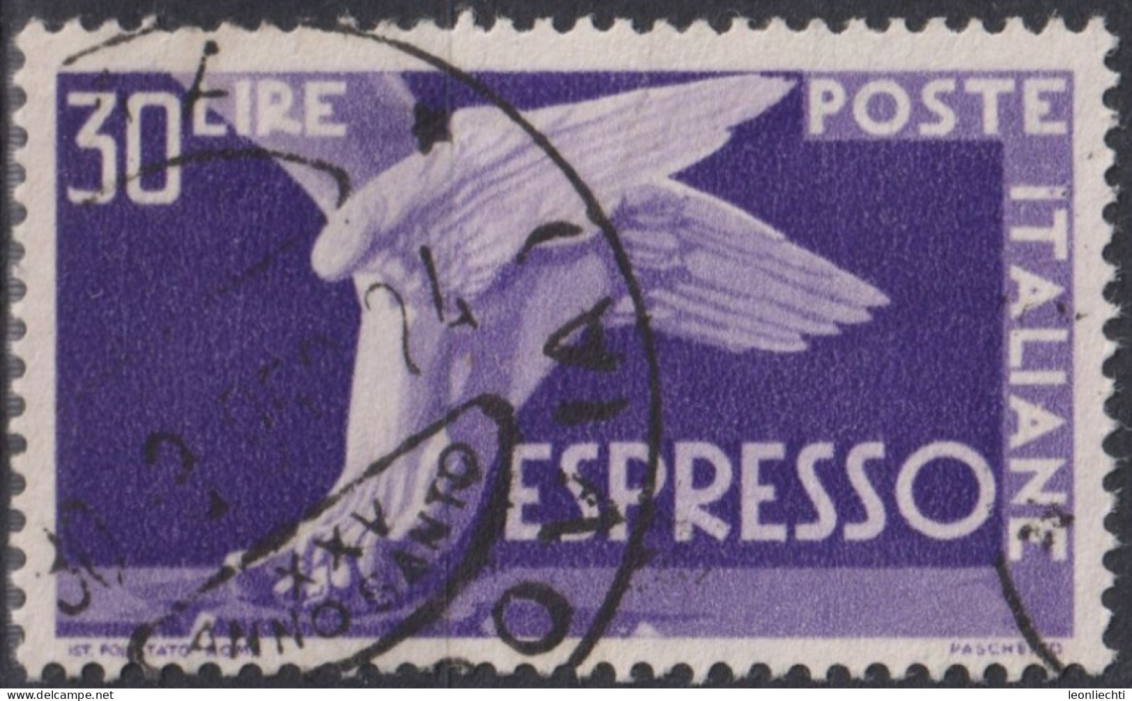 1944-1946 Italien °  Mi:IT 719, Sn:IT E23, Yt:IT E31, Eilmarke / Espresso - Exprespost