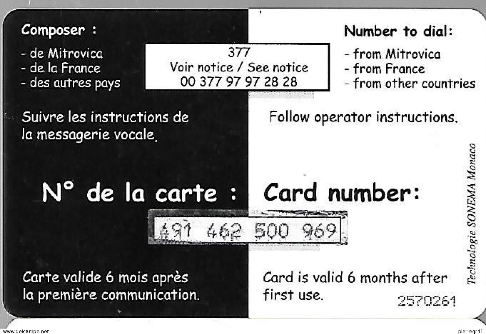 CARTE-PREPAYEE-MILITAIRE- ECOPHONING-DIVISION TRIDANT-BEIGE PALE-10000Ex-TBE - Military Phonecards