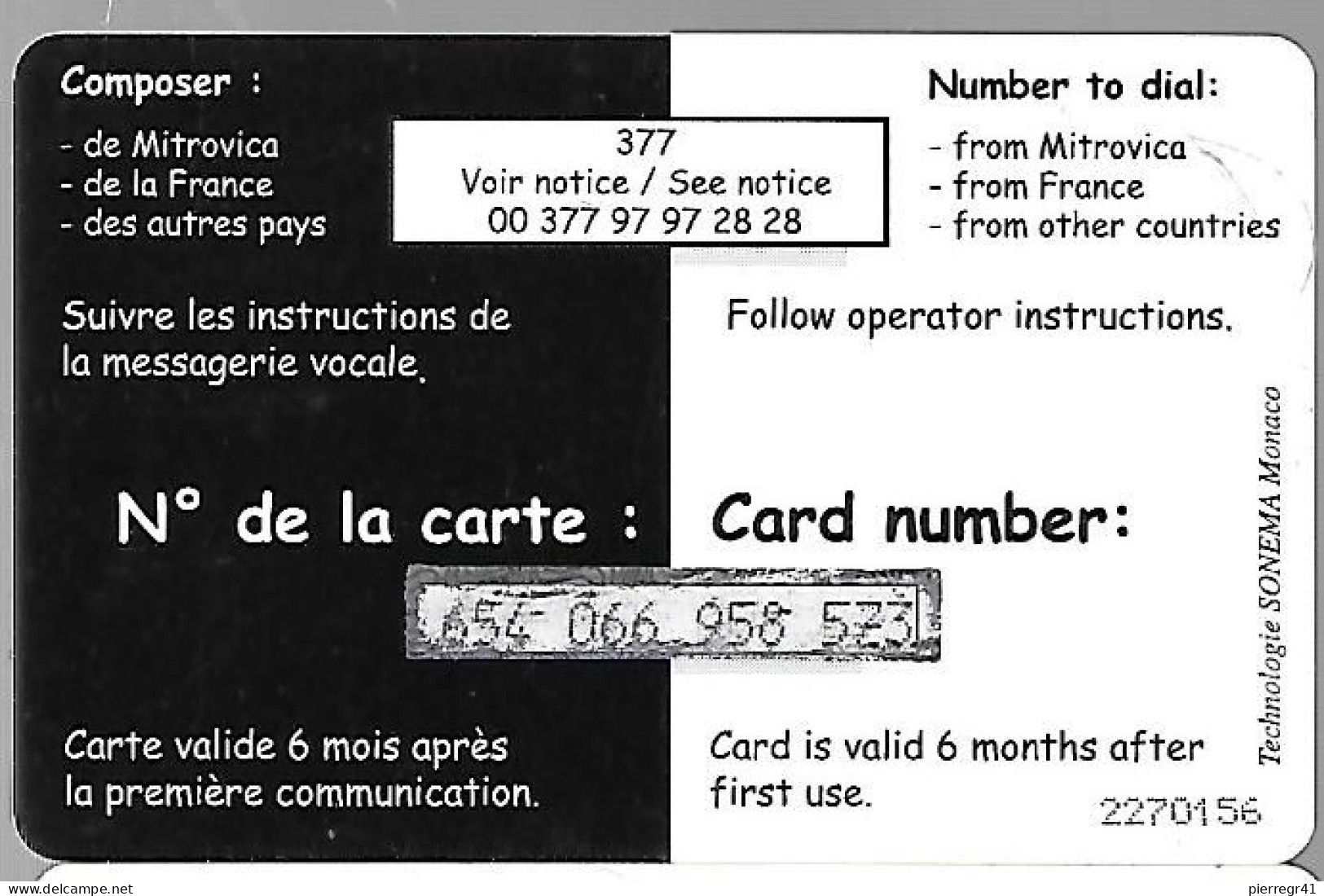 CARTE-PREPAYEE-MILITAIRE- ECOPHONING-DIVISION TRIDANT-BEIGE JAUNE PALE-10000Ex-TBE - Military Phonecards