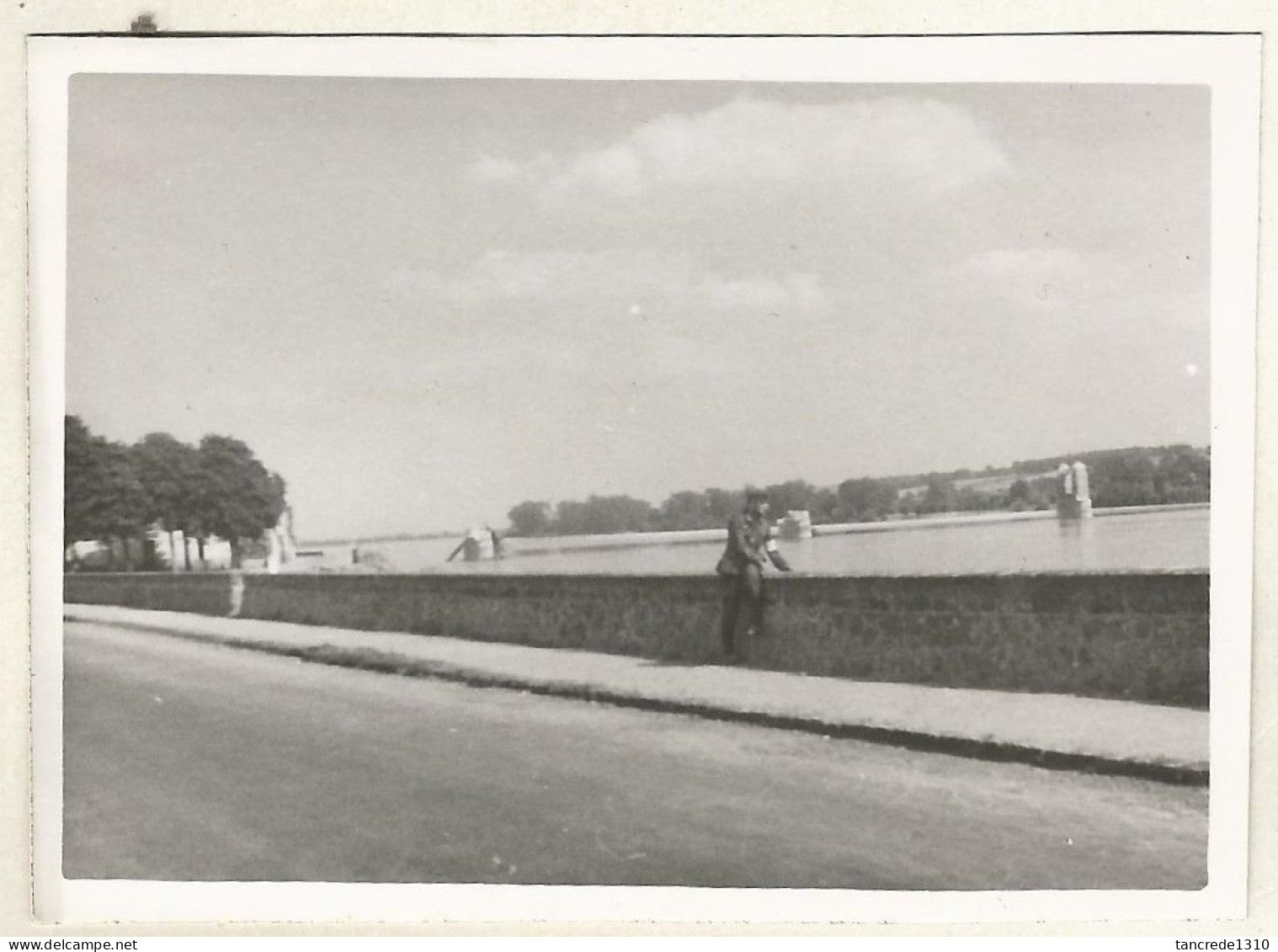 WW2 PHOTO ORIGINALE Soldat Allemand Pont Ko à SAINT MATHURIN SUR LOIRE P. Les Rosiers Entre Angers & Saumur 49 MAINE ET - 1939-45
