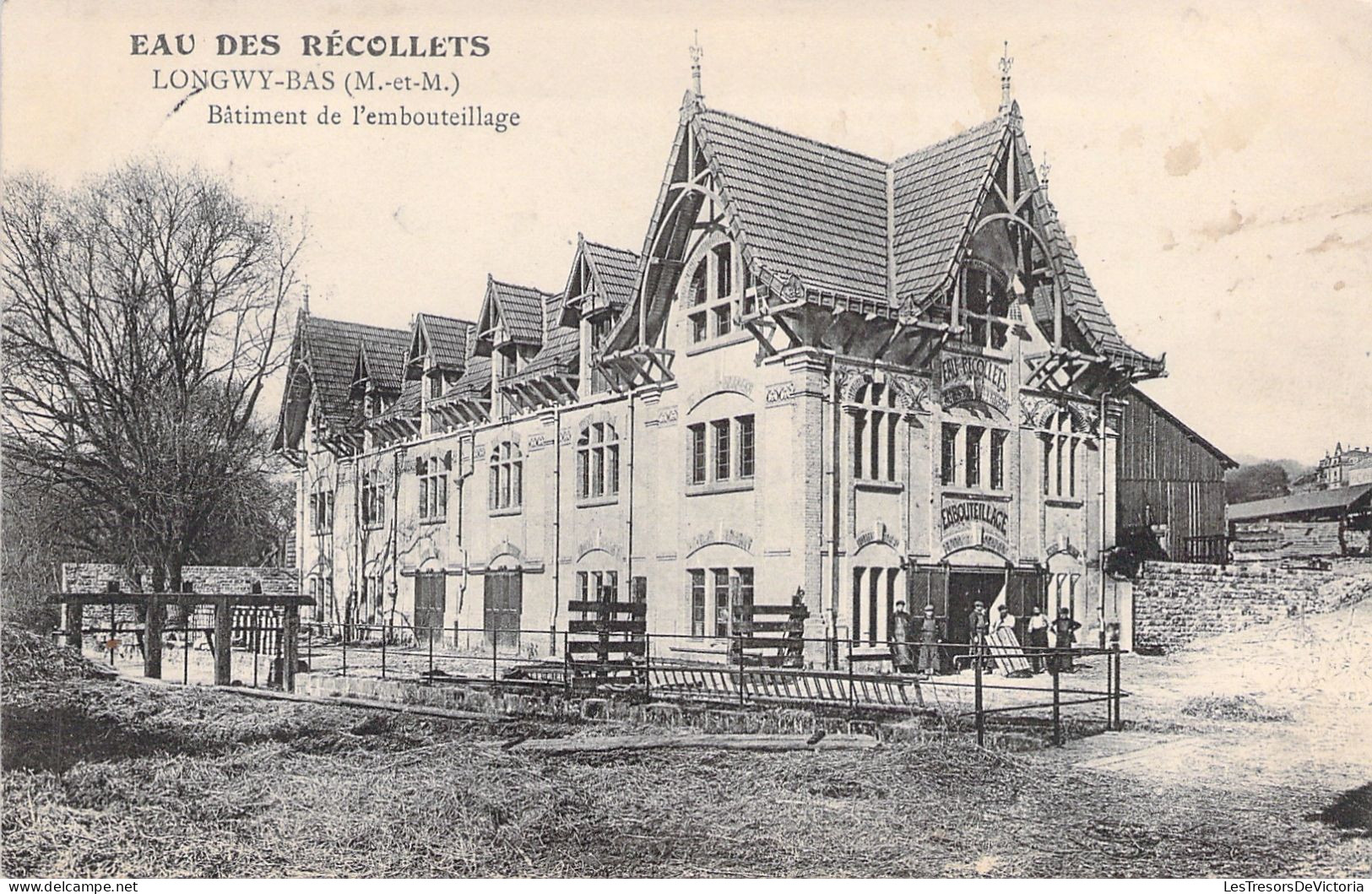 FRANCE - Eau Des Recollets - Longwy Bas - Batiment De L'embouteillage - Carte Postale Ancienne - Longwy