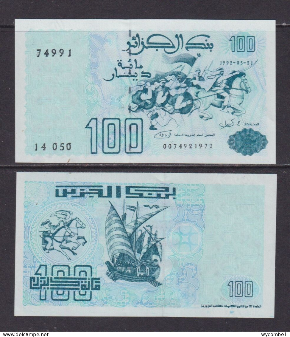 ALGERIA -  1992 100 Dinars UNC Banknote - Algerien