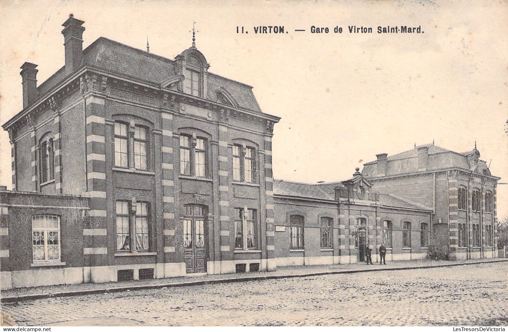 BELGIQUE - Virton - Gare De Virton Saint Mard - Carte Postale Ancienne - Virton
