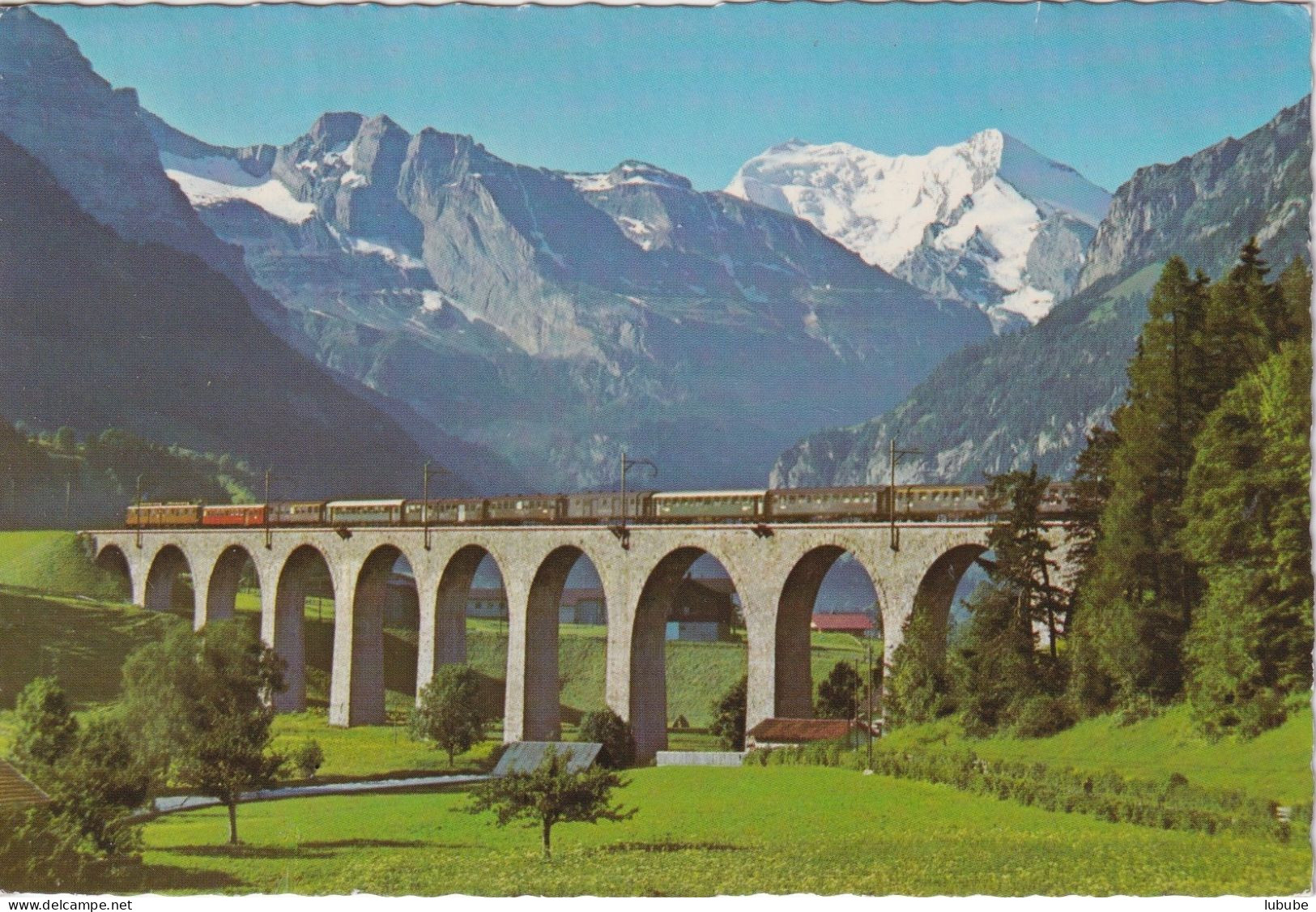 Frutigen - Viadukt Der Lötschbergbahn BLS         Ca. 1960 - Frutigen