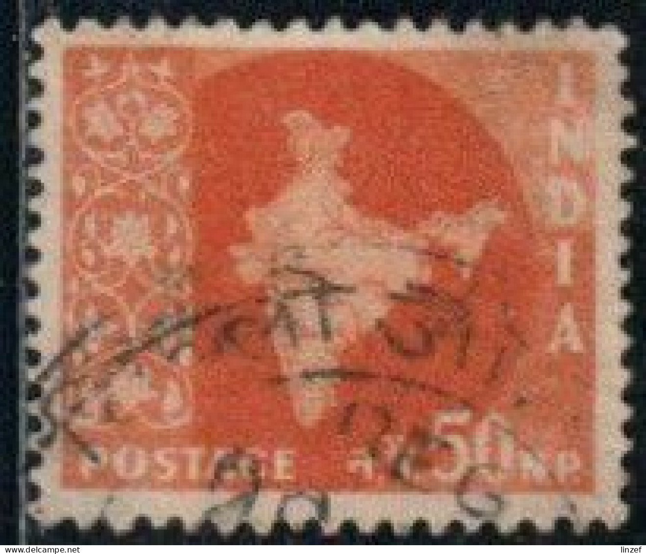 Inde 1958 Yv. N°103 - Carte De L’Inde - Oblitéré - Oblitérés