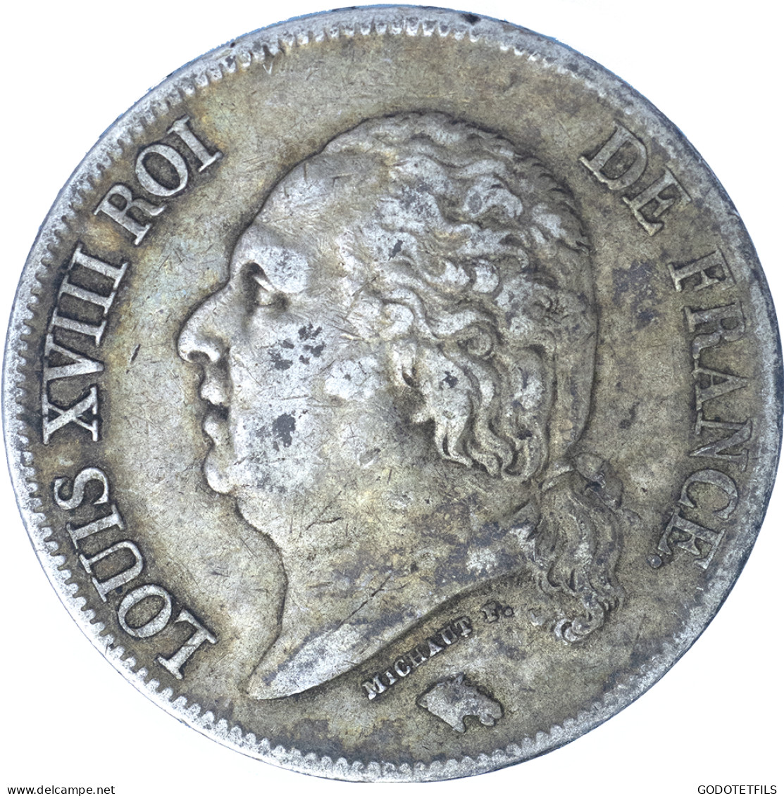 Louis XVIII-5 Francs- 1824-Paris - 5 Francs