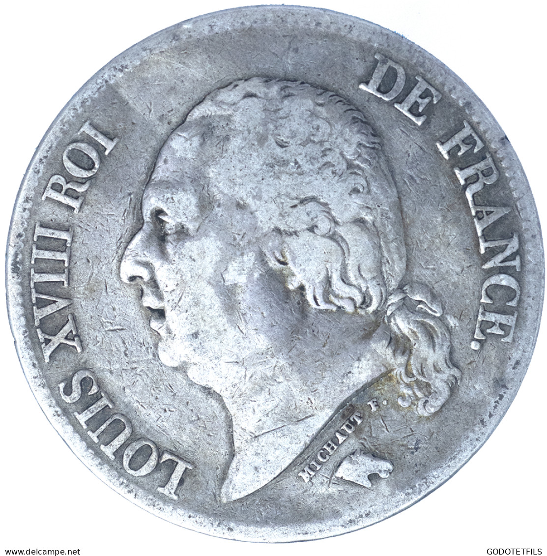 Restauration - Louis XVIII-5 Francs- 1824-Lille - 5 Francs
