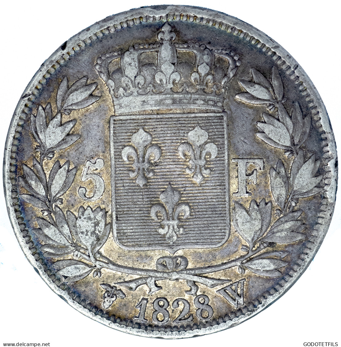 Charles X-5 Francs 1828 Lille - 5 Francs