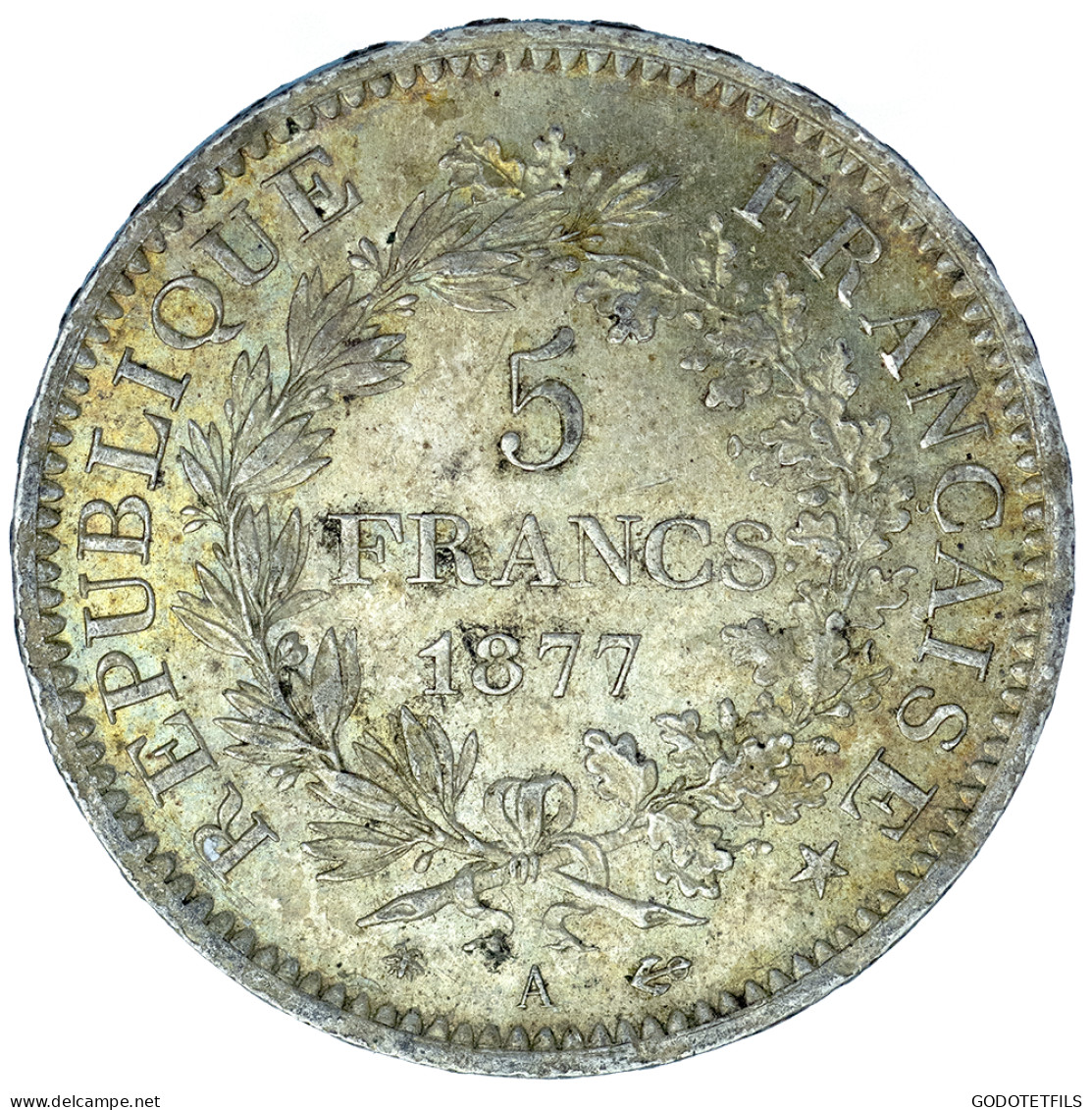 Troisième République- 5 Francs Hercule - 1877 - Paris - 5 Francs