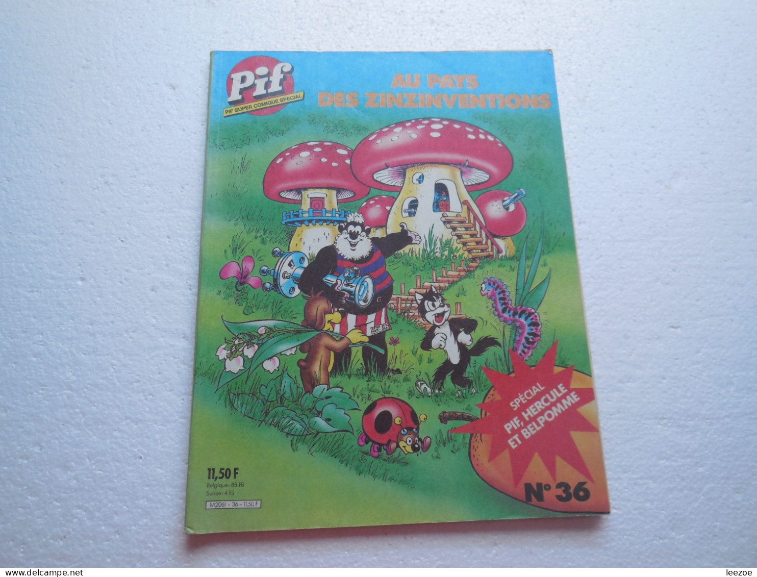 BD PIF AU PAYS DES ZINZINVENTIONS 1985 (pif Super Comique Spécial)..RARE.......REF0..10/N5 - Pif & Hercule