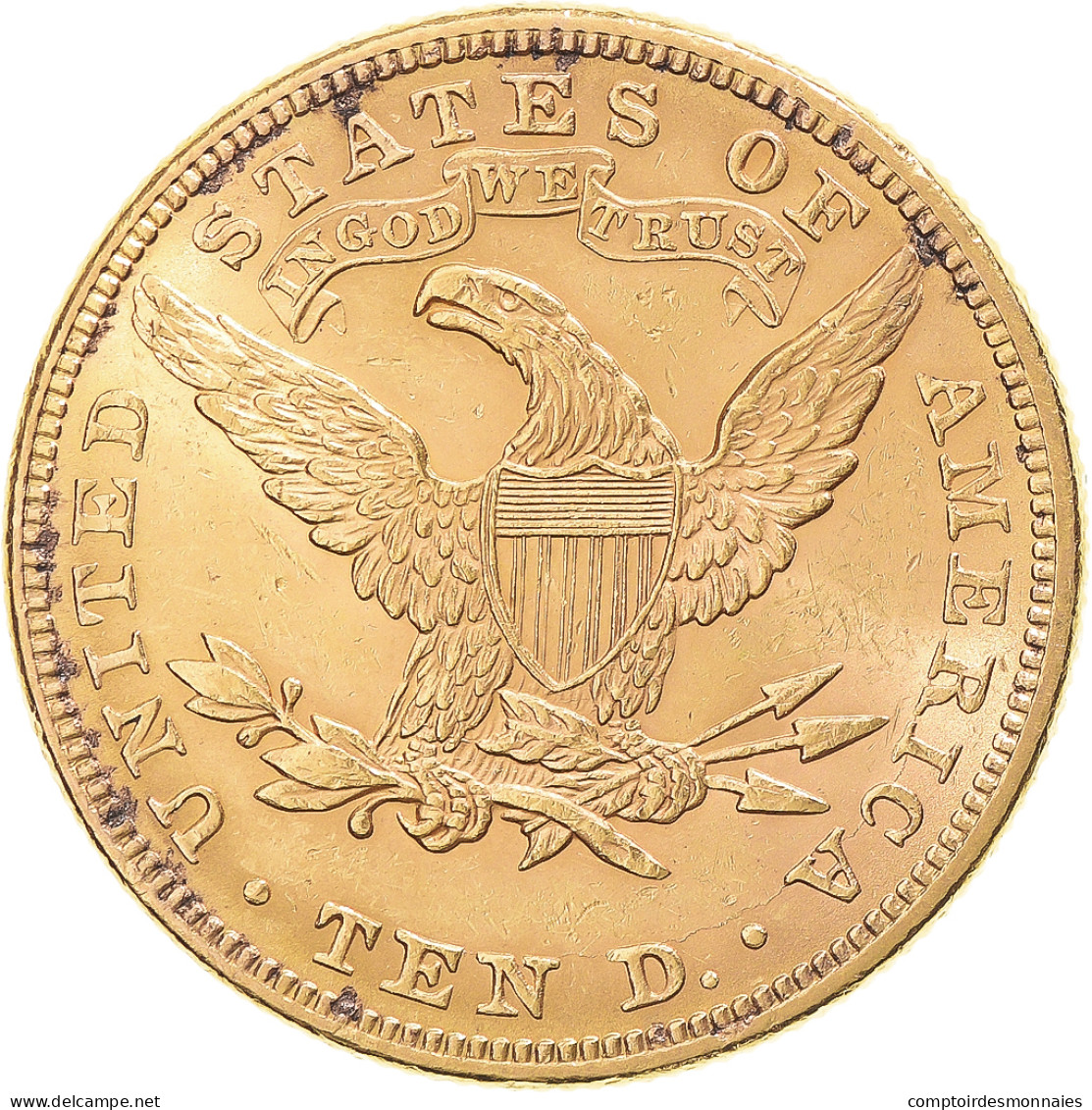 Monnaie, États-Unis, Coronet Head, $10, Eagle, 1881, U.S. Mint, Philadelphie - 10$ - Eagles - 1866-1907: Coronet Head