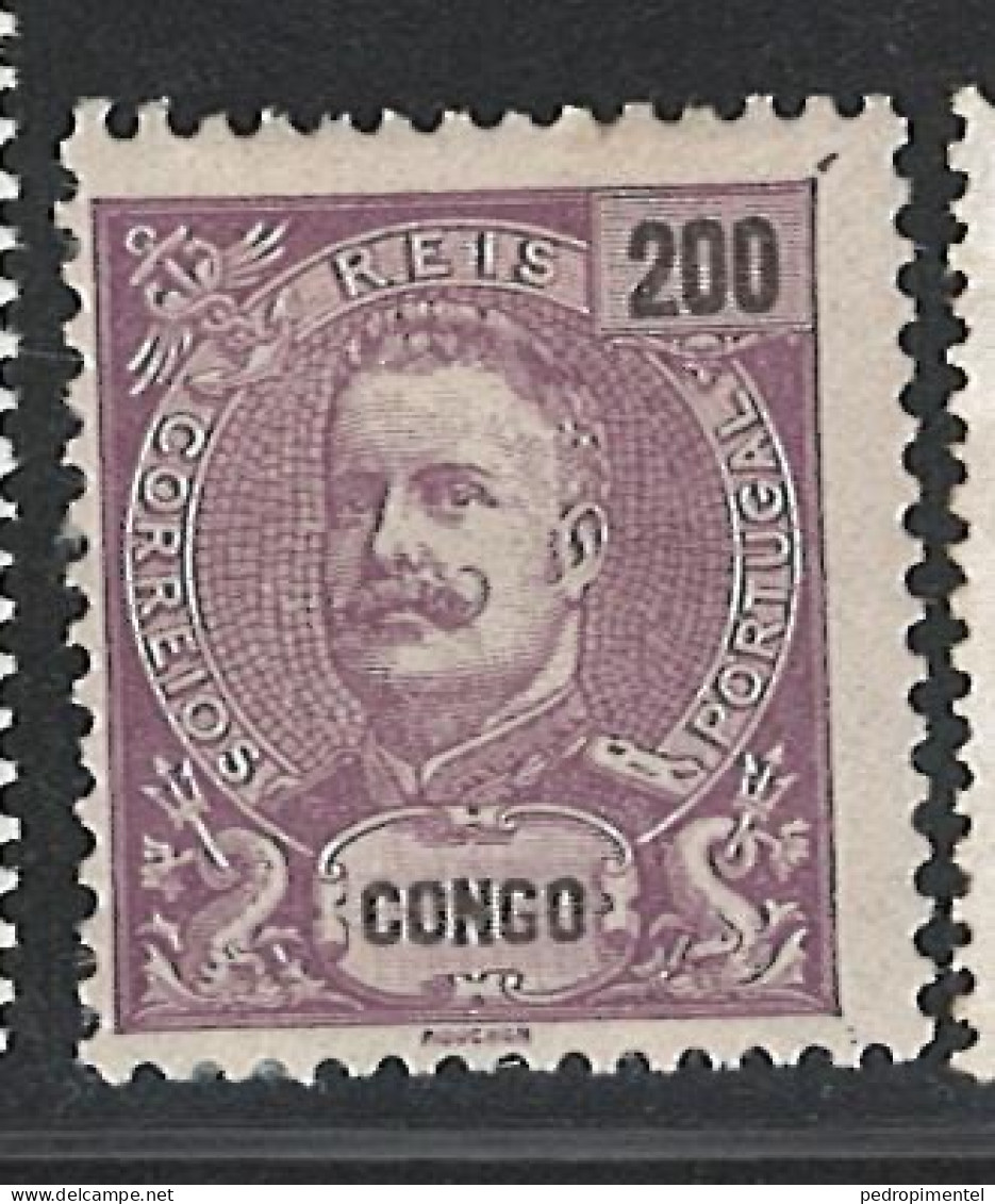 Portugal Congo 1898-1901 "D. Carlos I" Condition MH NG Mundifil #25 - Portuguese Congo