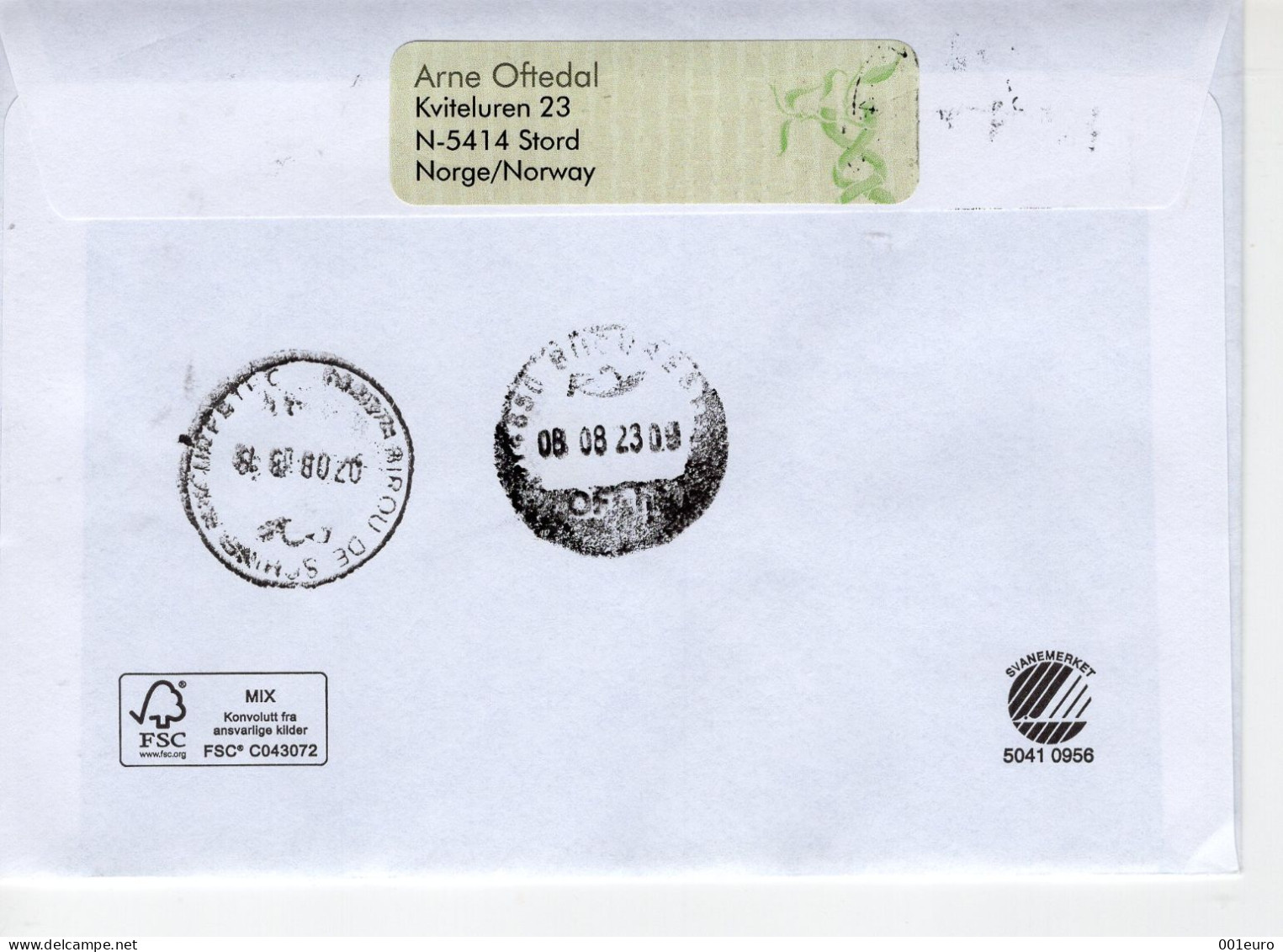 NORWAY: OIL RIGG & SHIP, Cover Circulated To Romania - Registered Shipping! - Gebraucht