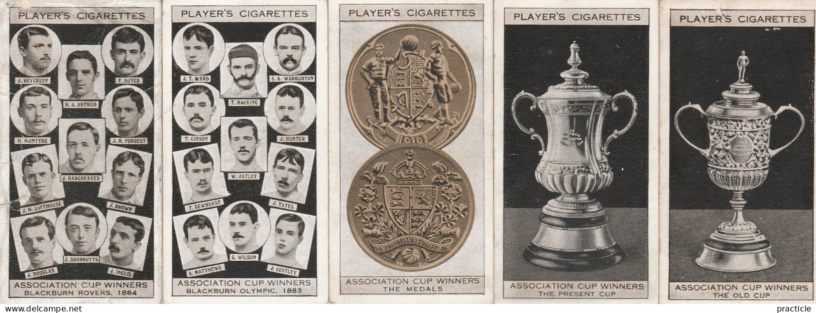 2704 Player’s Cigarettes Association Cup Winners Football Series All Cards Except No 32 39 And 49 - Player's