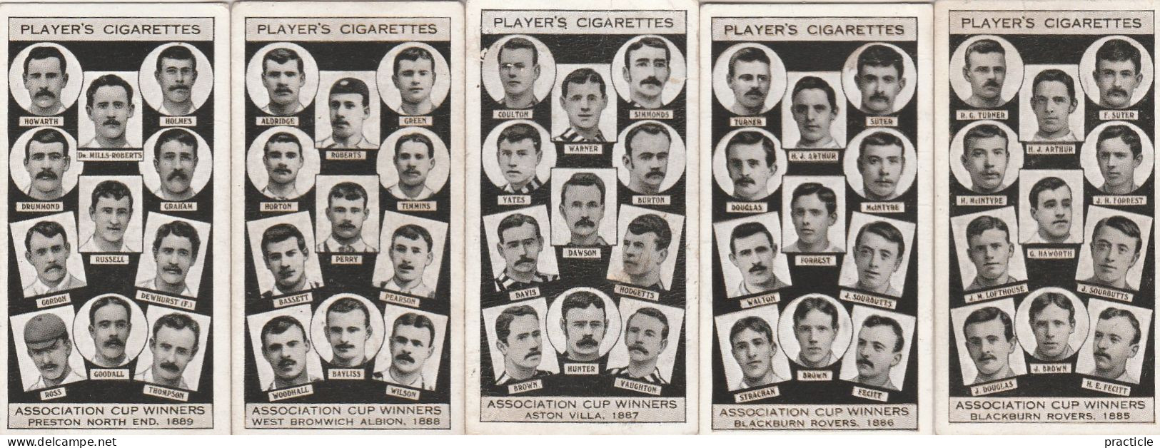 2704 Player’s Cigarettes Association Cup Winners Football Series All Cards Except No 32 39 And 49 - Player's