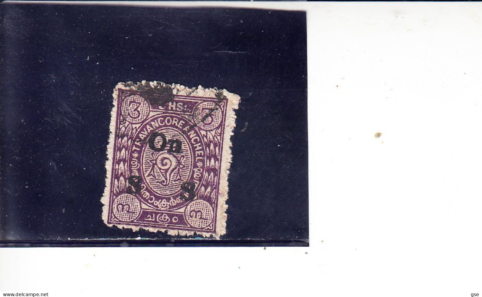 INDIA - TRAVANCORE  1911 - Scott3° - - Travancore