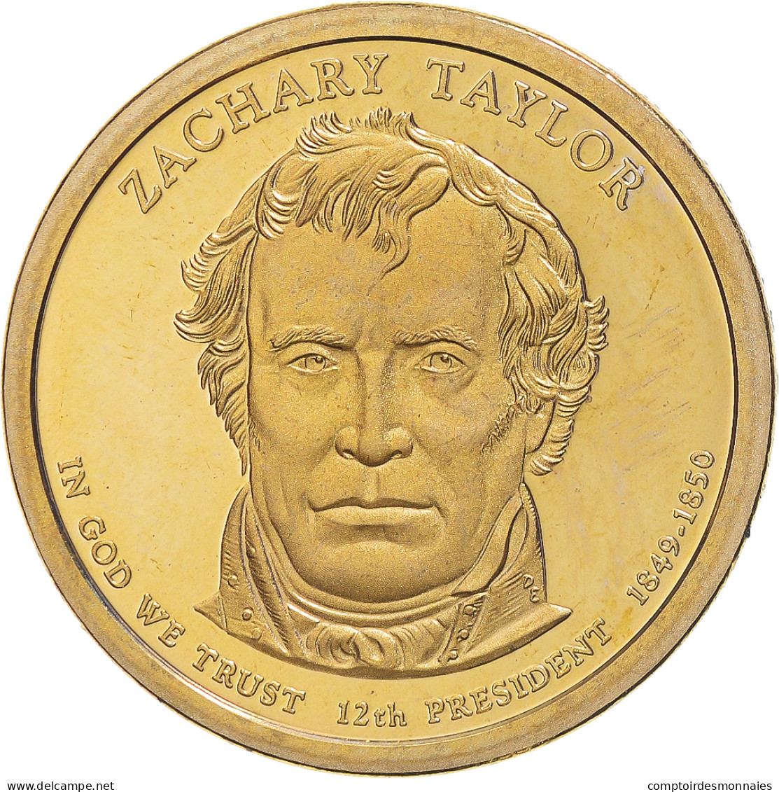 Monnaie, États-Unis, Zachary Taylor, Dollar, 2009, U.S. Mint, San Francisco - 2007-…: Presidents