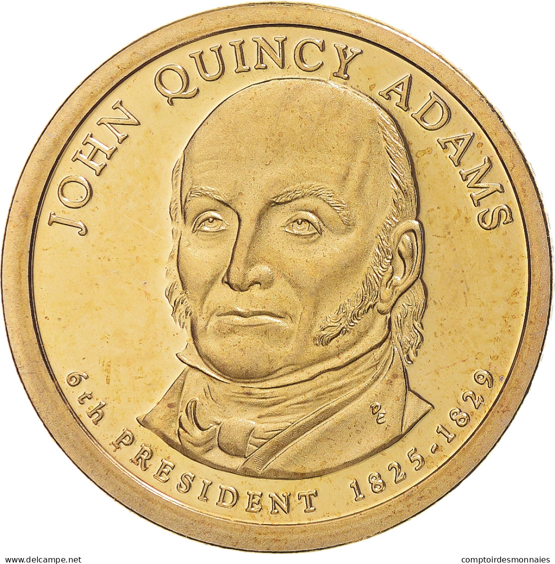 Monnaie, États-Unis, John Quincy Adams, Dollar, 2008, U.S. Mint, San Francisco - 2007-…: Presidents