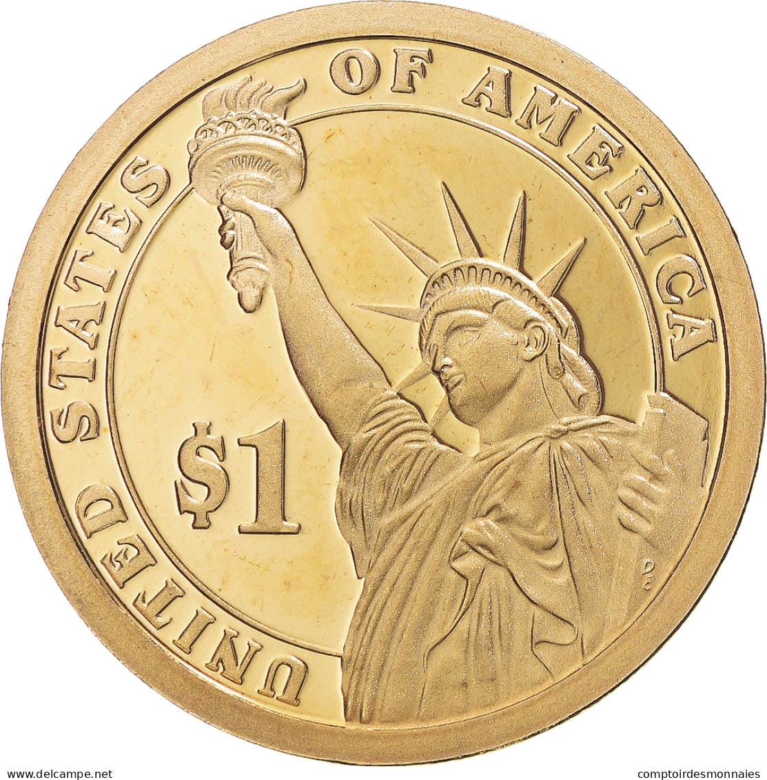 Monnaie, États-Unis, John Quincy Adams, Dollar, 2008, U.S. Mint, San Francisco - 2007-…: Presidents